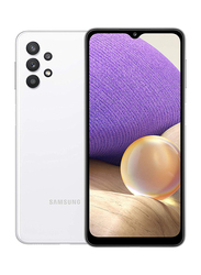Samsung Galaxy A32 128GB White, 6GB RAM, 4G LTE, Dual Sim Smartphone, UAE Version