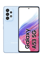 Samsung Galaxy A53 128GB Awesome Blue, 6GB RAM, 5G, Dual SIM Smartphone, UAE Version